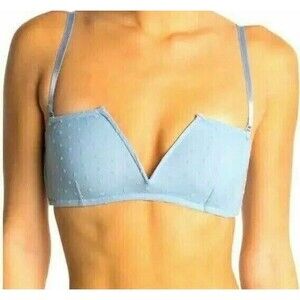 NWT  Free People Intimately Sierra Bandeau Bralette The Rain Wireless Sz S
